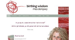 Desktop Screenshot of birthingwisdom.com.au